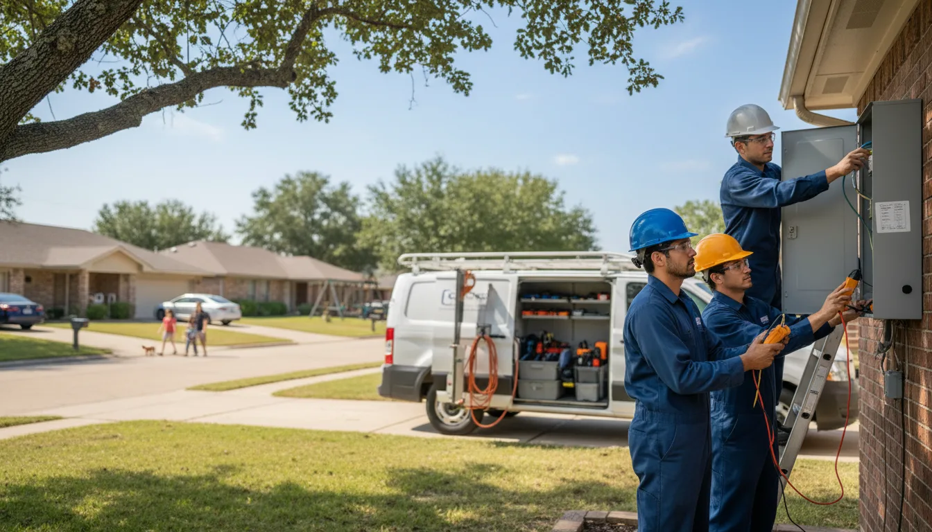 Certified electrician providing emergency electrical services in Fulton, KS